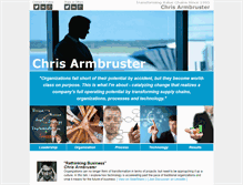 Tablet Screenshot of chrisarmbruster.com